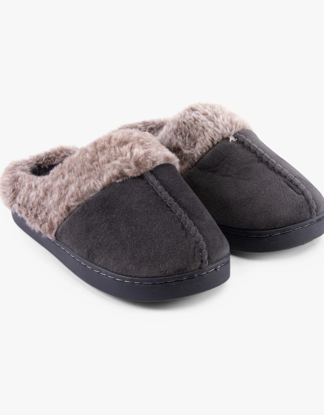 Jo & Joe TRIXIE Womens Slippers Charcoal