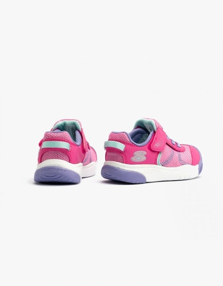 302820N/HPLV MIGHTY TOES - SOLE STEPPERS Girls Trainers Hot Pink/Lavender