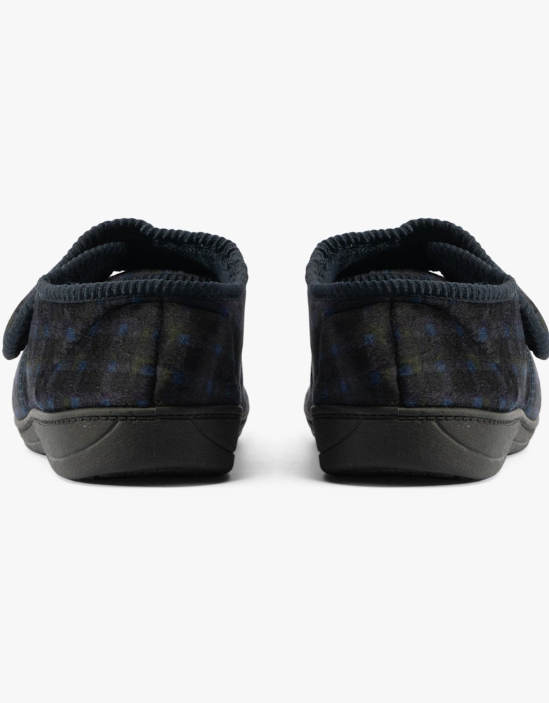 Jo & Joe VERNON Mens Slippers Navy