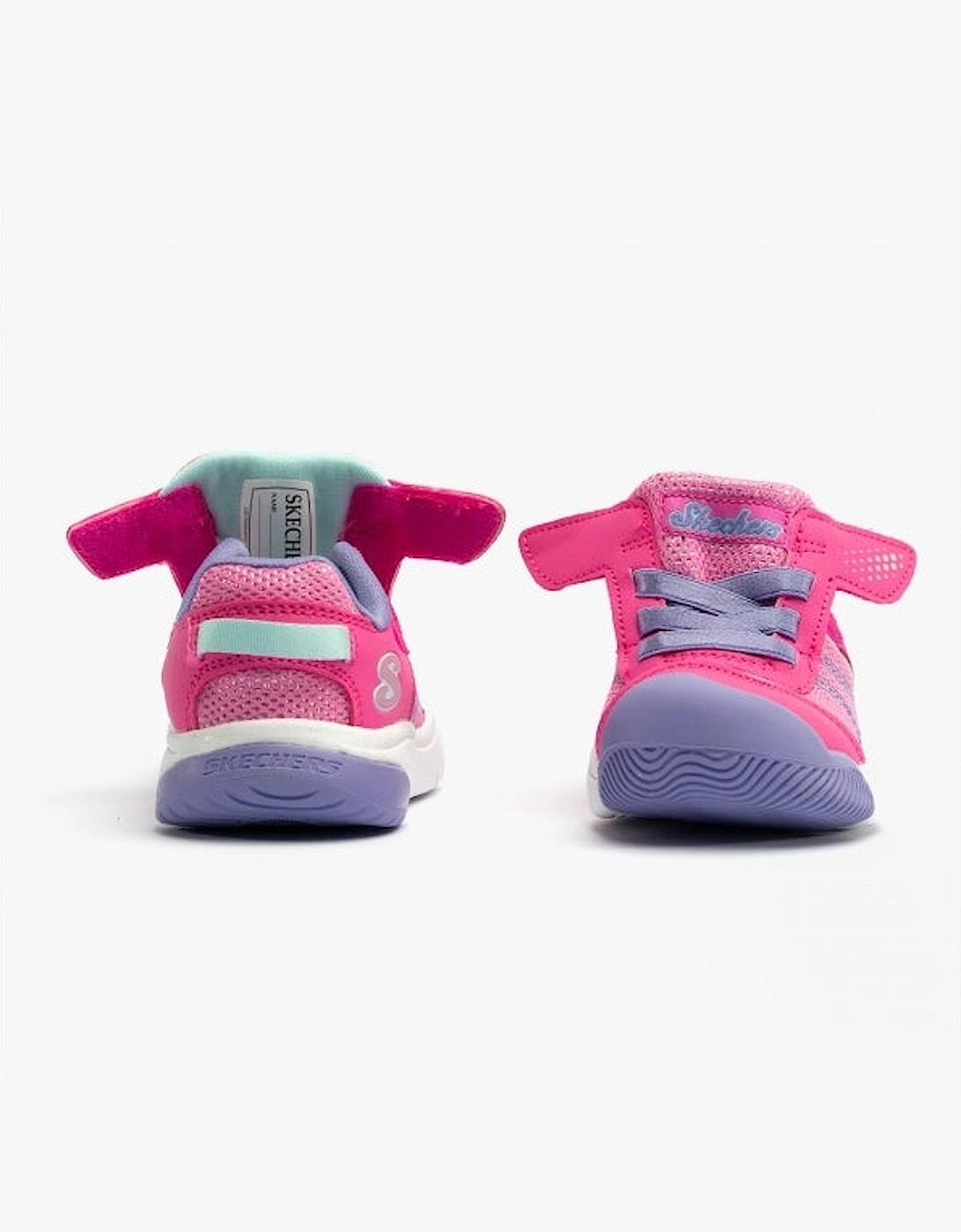 302820N/HPLV MIGHTY TOES - SOLE STEPPERS Girls Trainers Hot Pink/Lavender