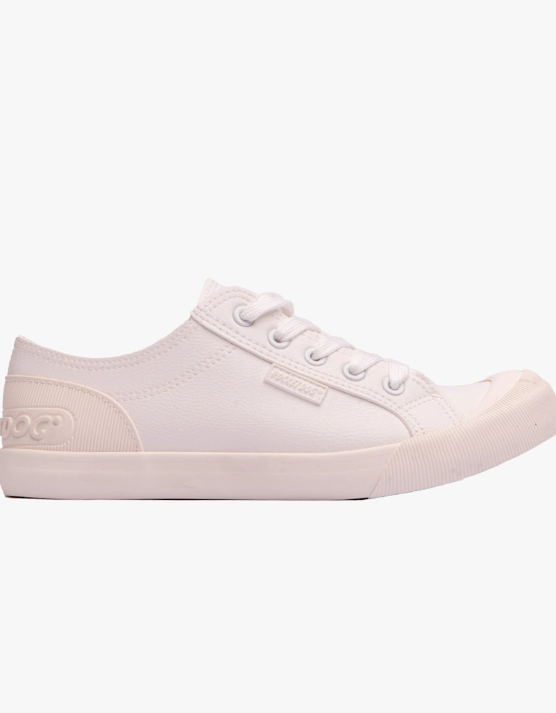 JAZZIN SPORTY PU Womens Trainers White