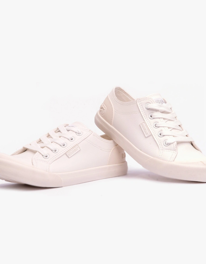 JAZZIN SPORTY PU Womens Trainers White