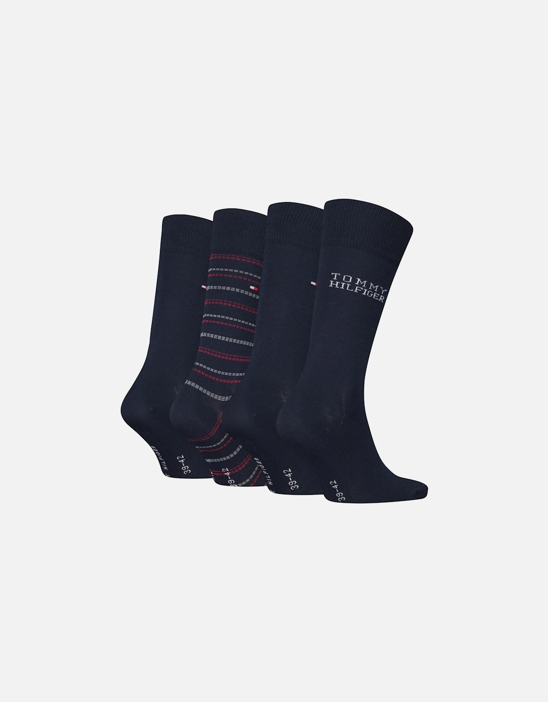 4 Pack Giftboxed Classic Mens Crew Socks Navy