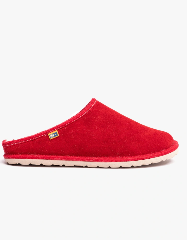 AFELPADO CEREZA Womens Mule Slippers Cherry