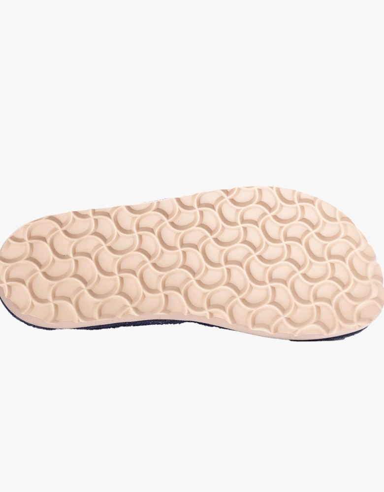 AFELPADO INDICO Womens Mule Slippers Indigo