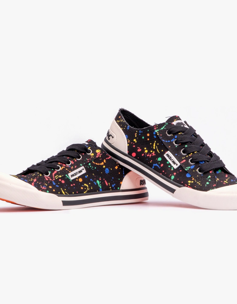 JAZZIN SPLASH Womens Trainers Black Multi