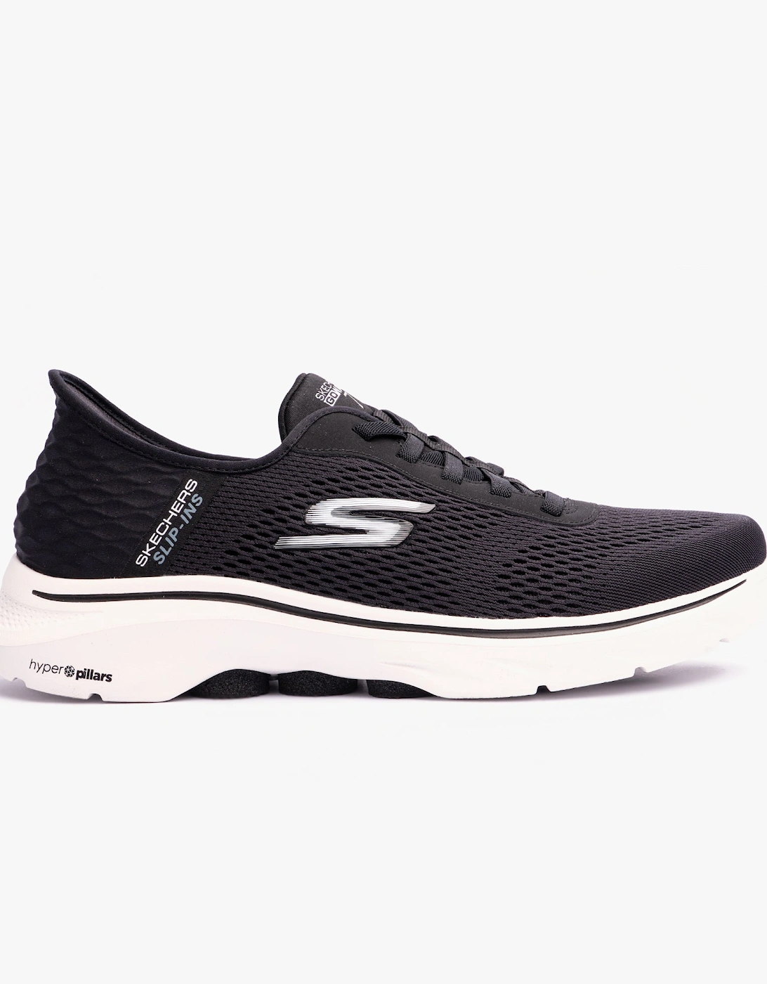 216648/BKW O WALK 7 - FREE HAND 2 Mens Trainers Black/White, 7 of 6