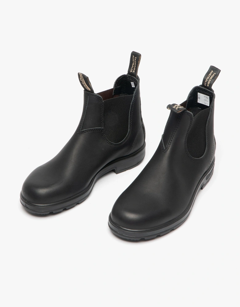 510 Unisex Oil Leather Chelsea Boots Black