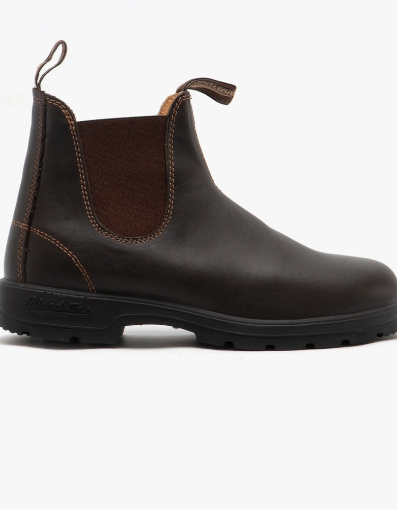 550 Mens Premium Leather Chelsea Boots Walnut Brown