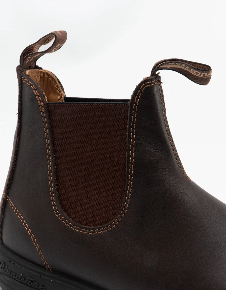 550 Mens Premium Leather Chelsea Boots Walnut Brown