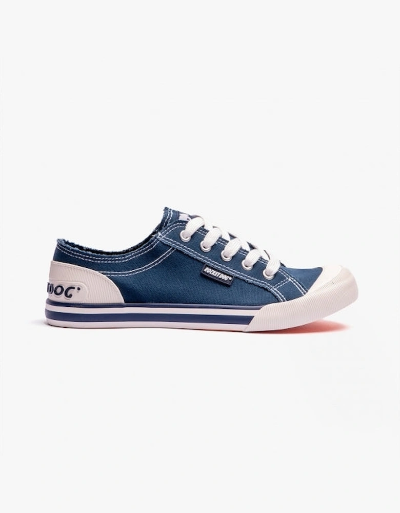 JAZZIN Womens Casual Trainers Navy