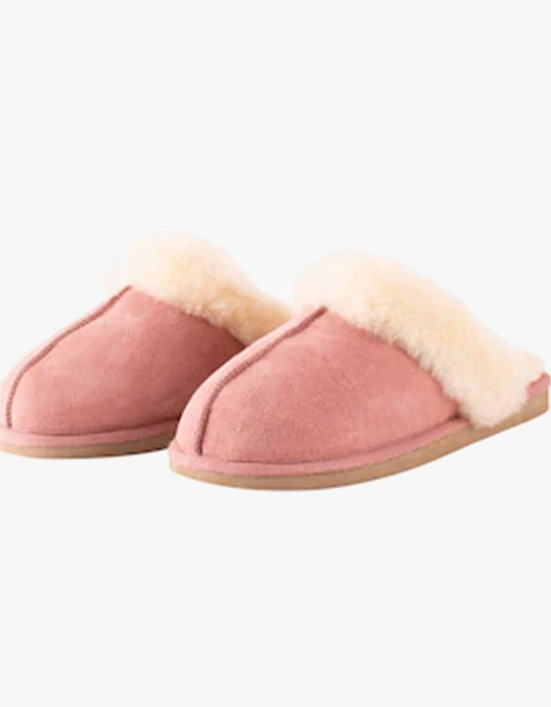 JESSICA Womens Sheepskin Mules Marsala-Chestnut