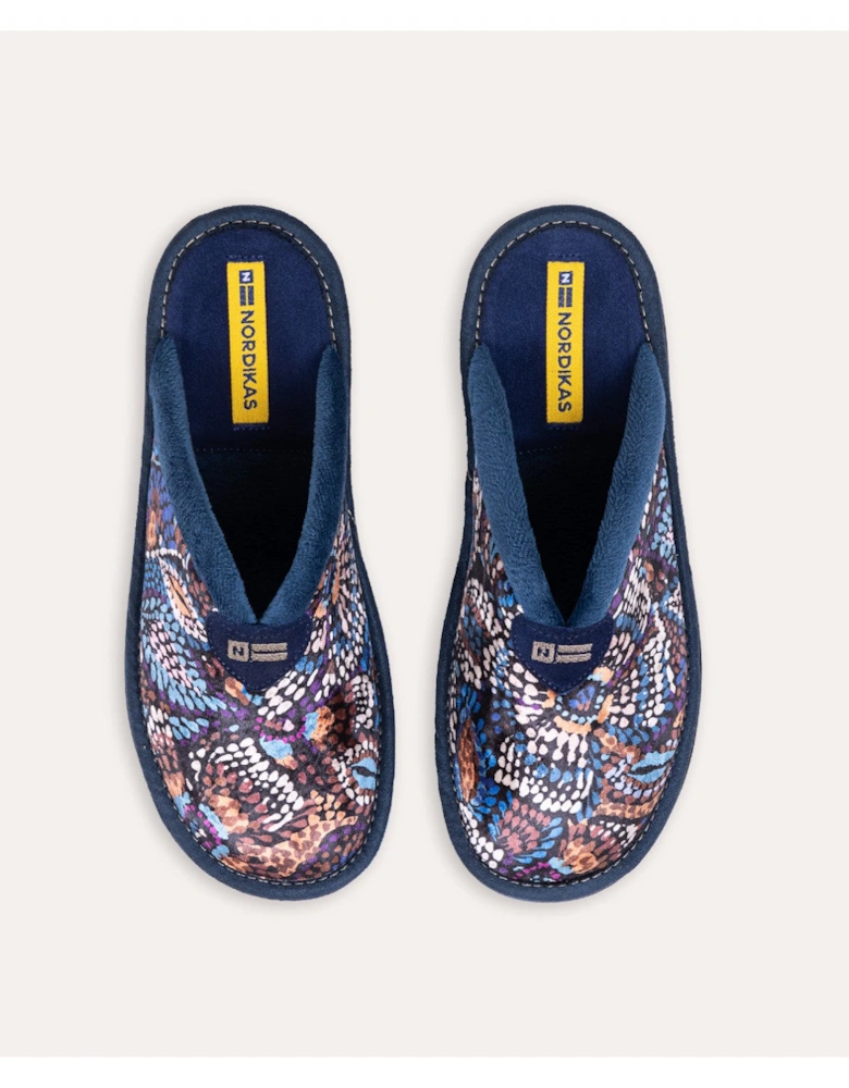 EDEN AZUL Womens Mule Slippers Multi