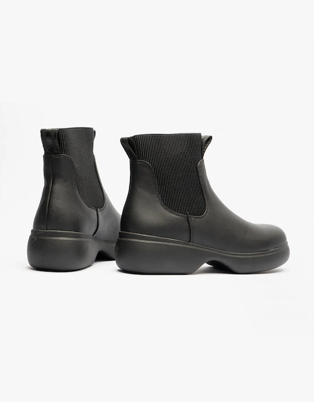 OLLIE Womens Chelsea Boots Black