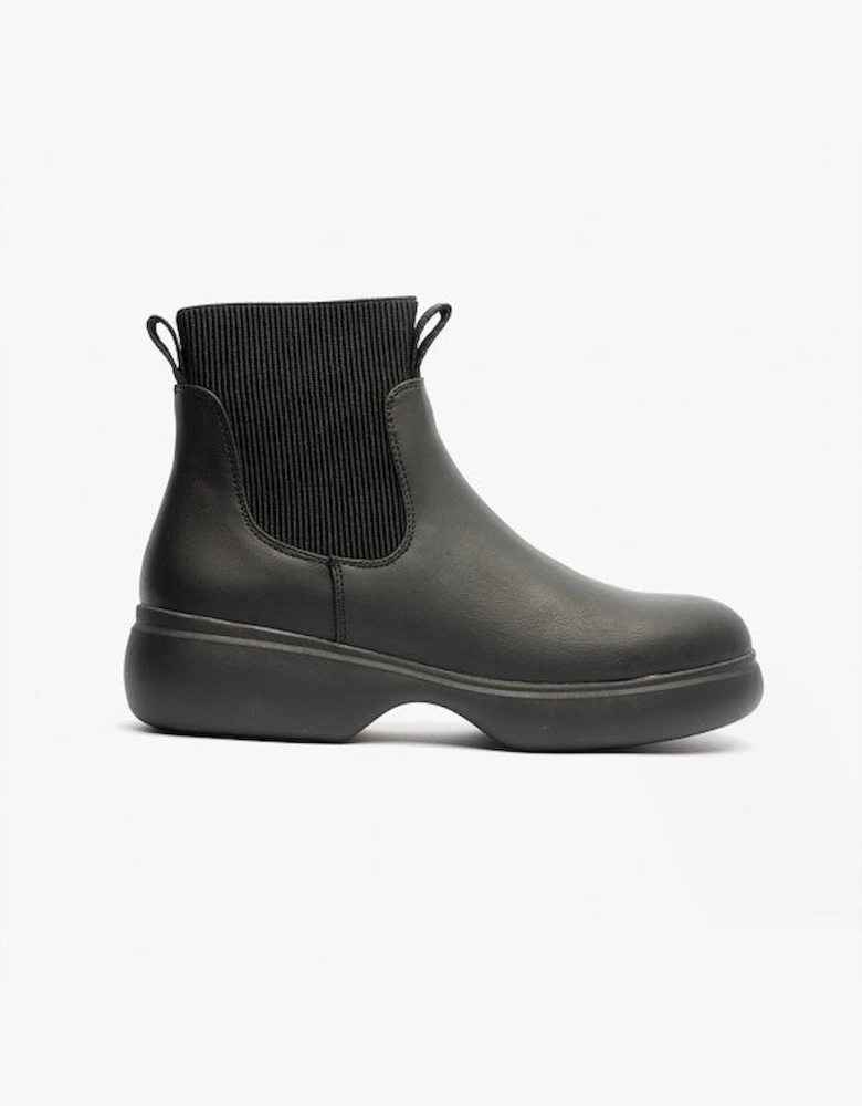 OLLIE Womens Chelsea Boots Black