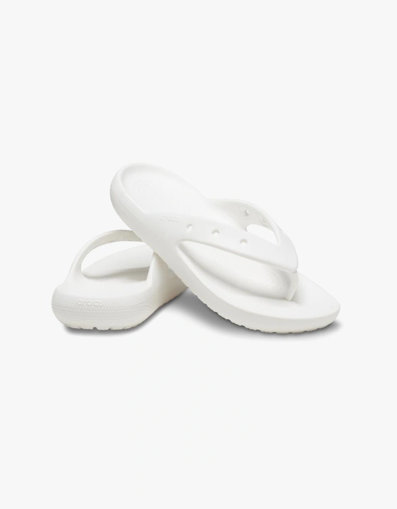 209402-100 CLASSIC FLIP Unisex Flip-Flops White