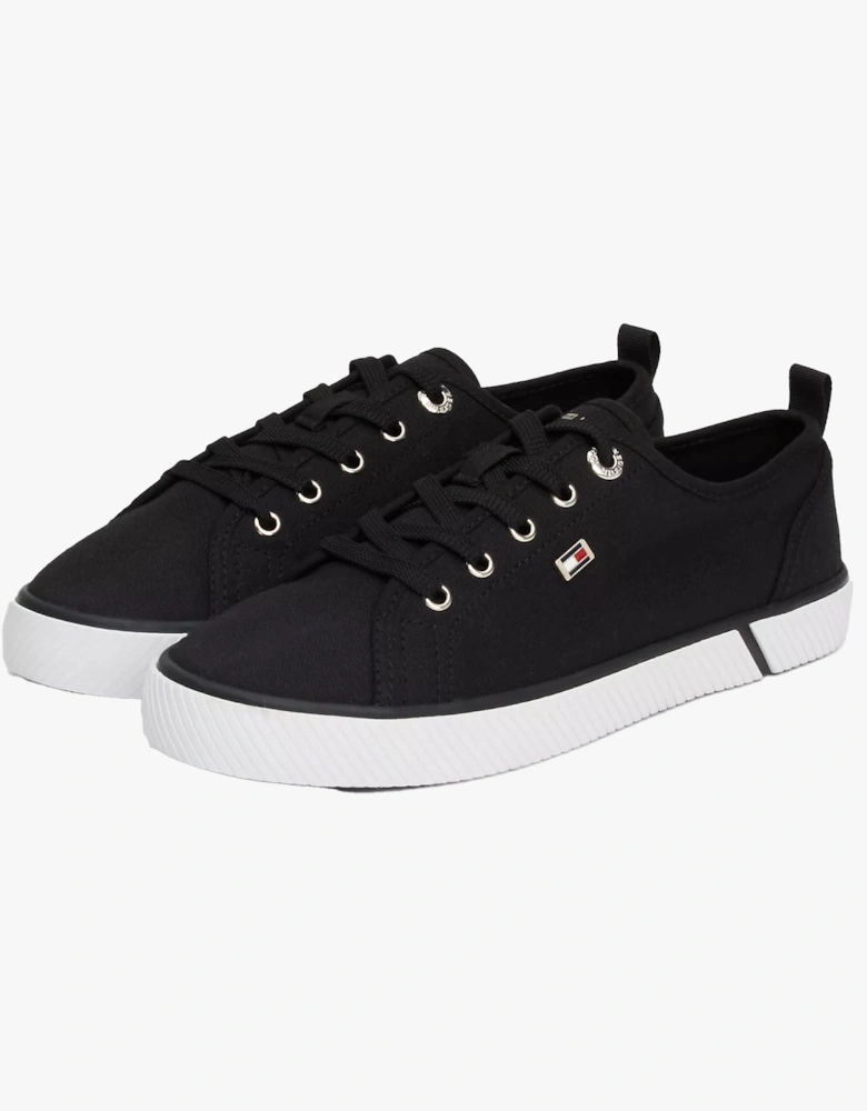 CANVAS SNEAKER Womens Sneakers Black