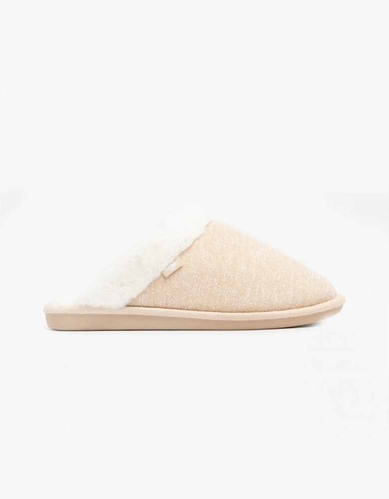 ROSIE SKIRBALL JERSEY Womens Mule Slippers Natural