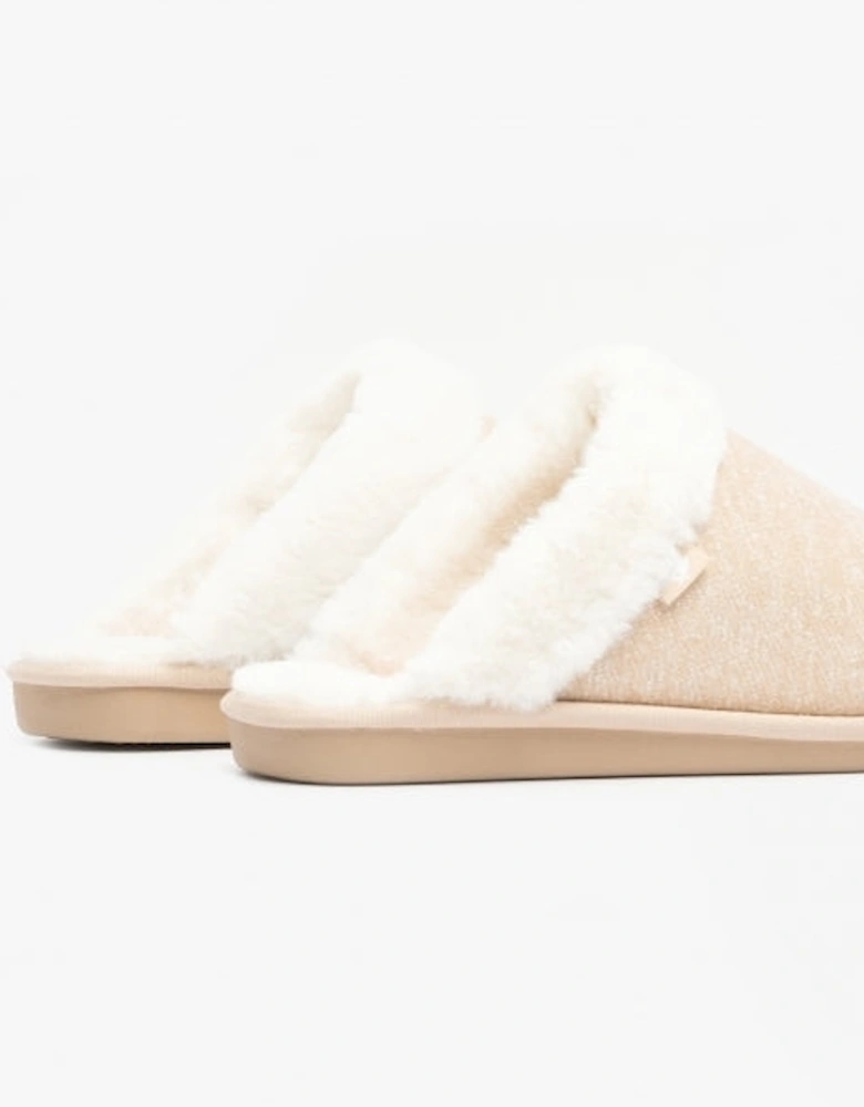 ROSIE SKIRBALL JERSEY Womens Mule Slippers Natural