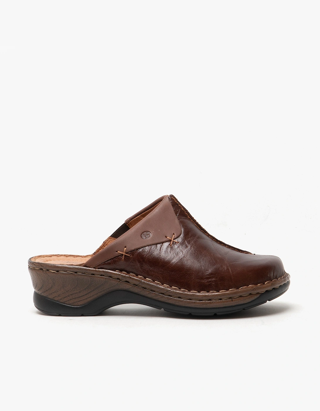 CATALONIA 48 Womens Leather Mule Clogs Brasil, 7 of 6