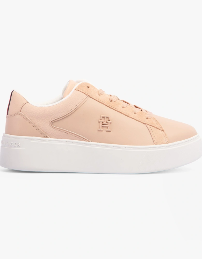 CASUAL CHIC PLATFORM  Womens Court Trainers Pink Bloom