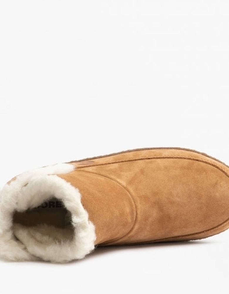 NAKISKA Womens Slippers Camel Brown/Natural