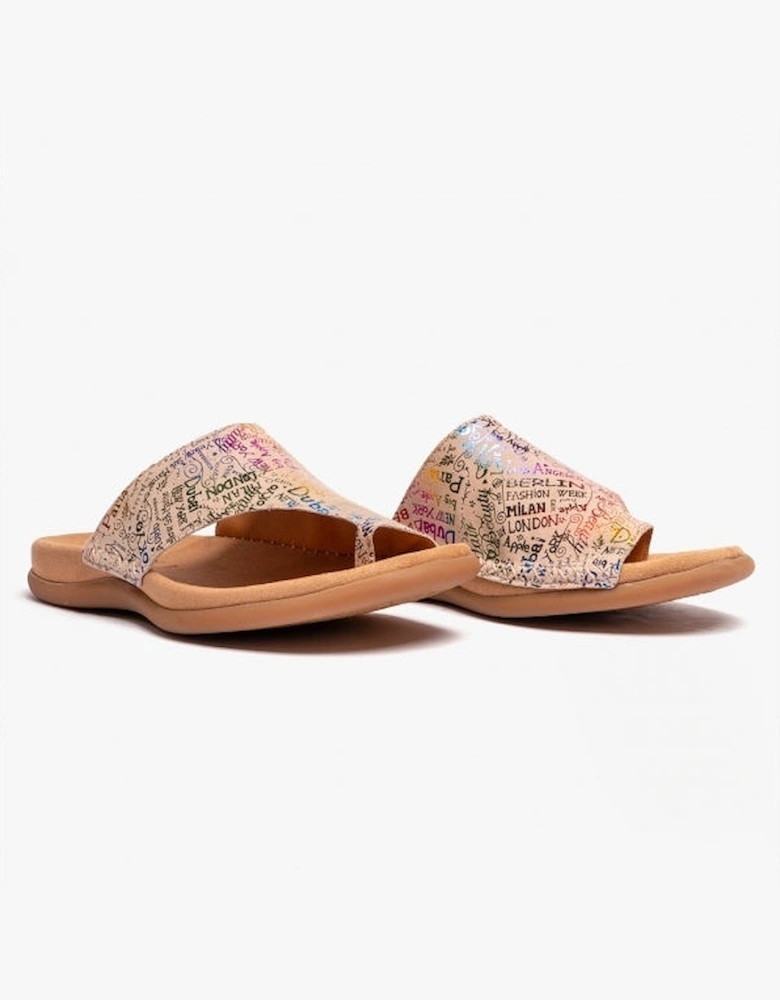 23.700.64 Lanzarote Womens Sandals Beige Multi