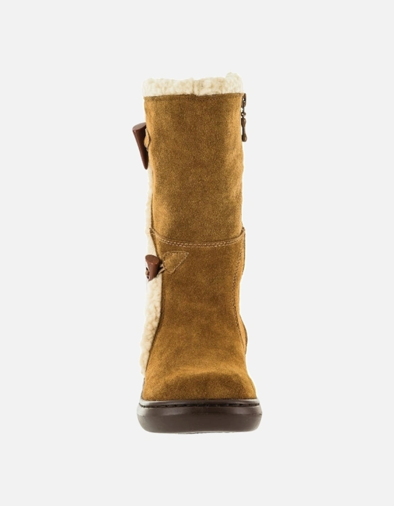 SLOPE SUEDE Womens Suede Winter Boots Chestnut