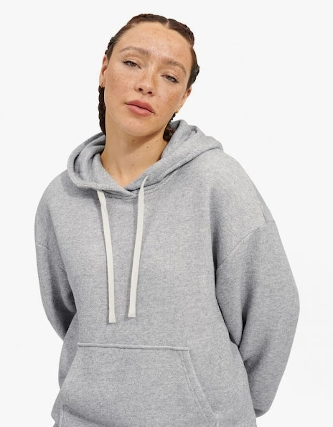 LAWNA Womens Hoodie Grey Heather