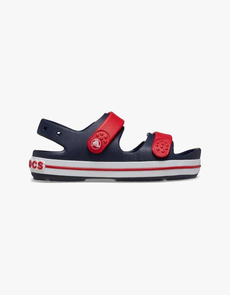 209424-4OT TODDLER CROCBAND CRUISER Kids Sandals Navy/Varsity Red