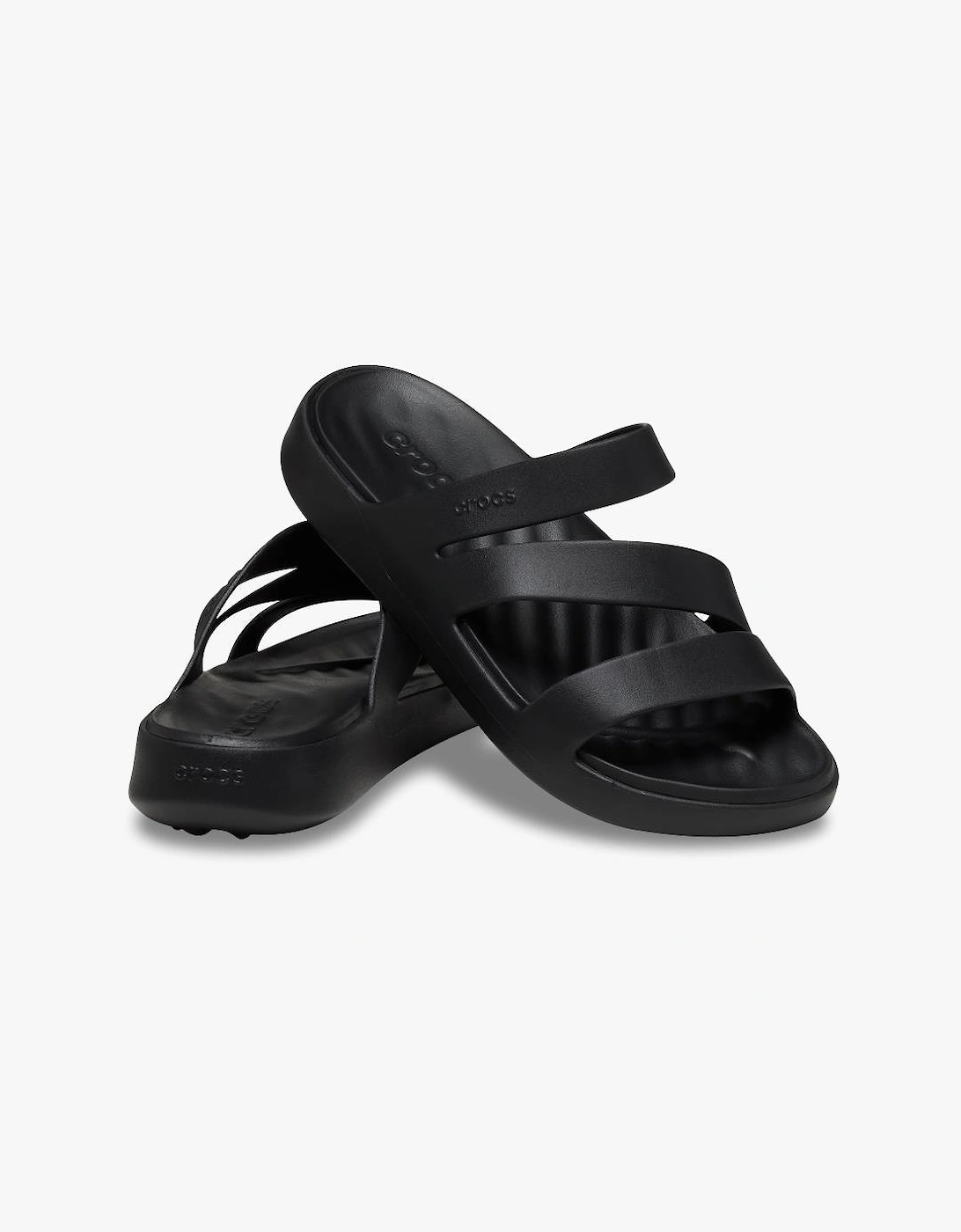 209587-001 GETAWAY STRAPPY Womens Open Toe Black