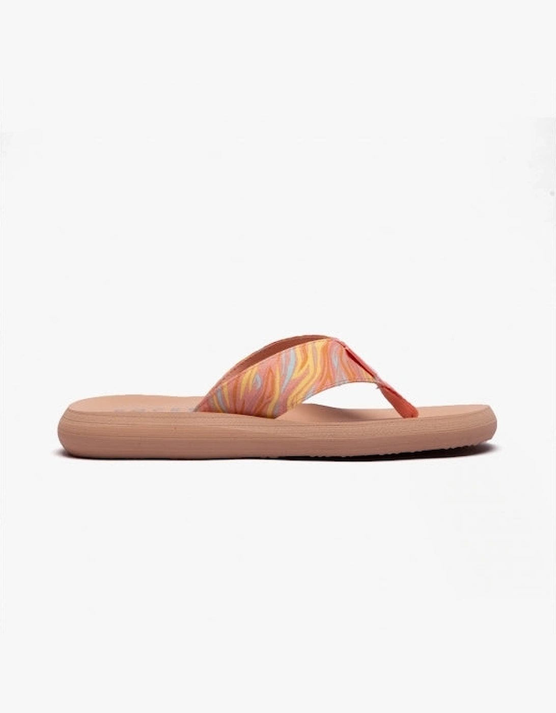 SPOTLIGHT Womens Flip-Flops Pink Multi