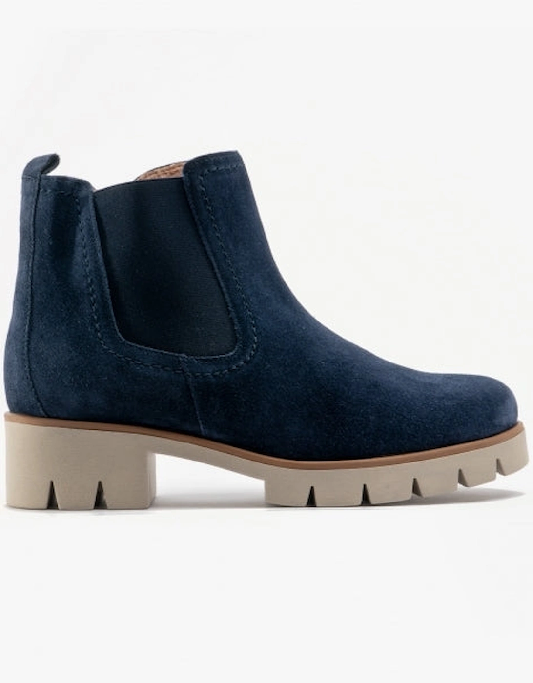 BODO Womens Chelsea Boots Navy, 7 of 6