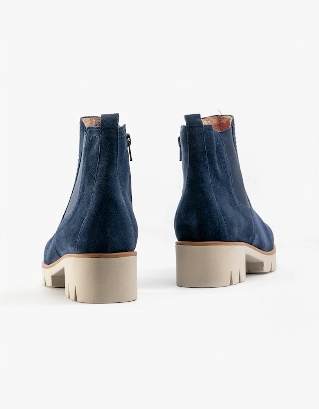 BODO Womens Chelsea Boots Navy