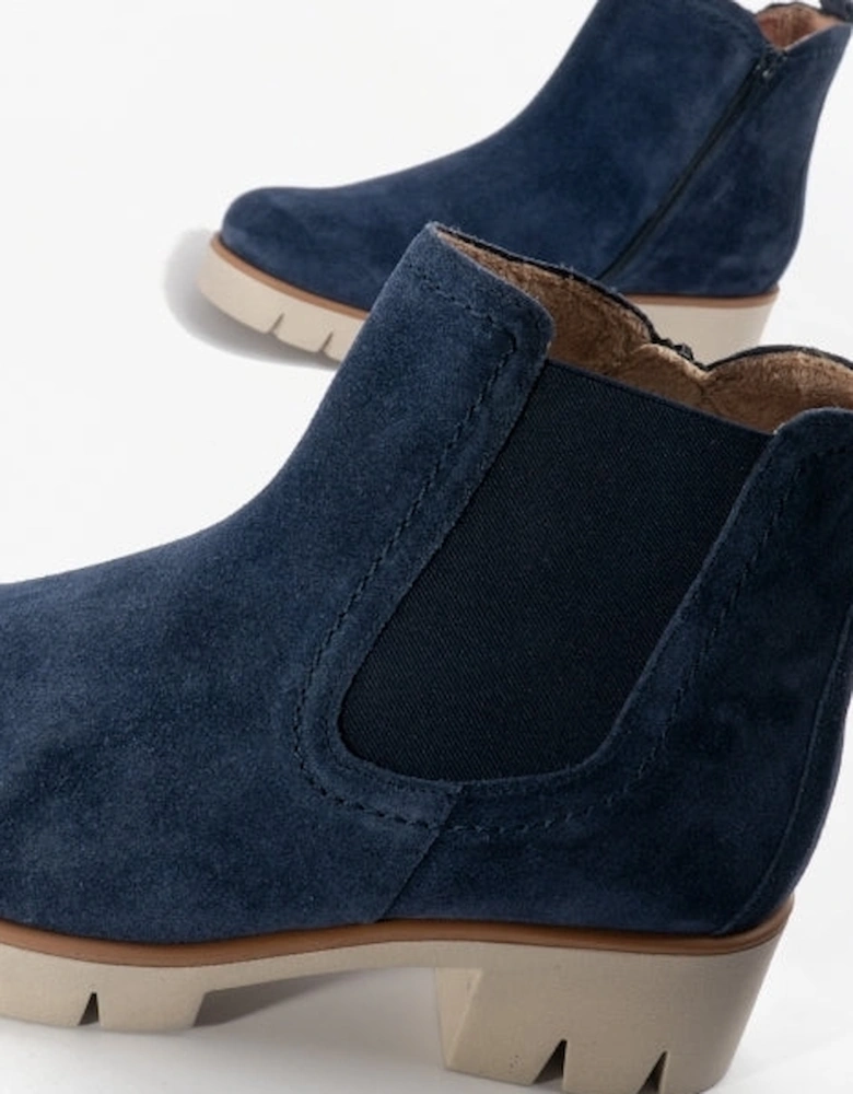 BODO Womens Chelsea Boots Navy