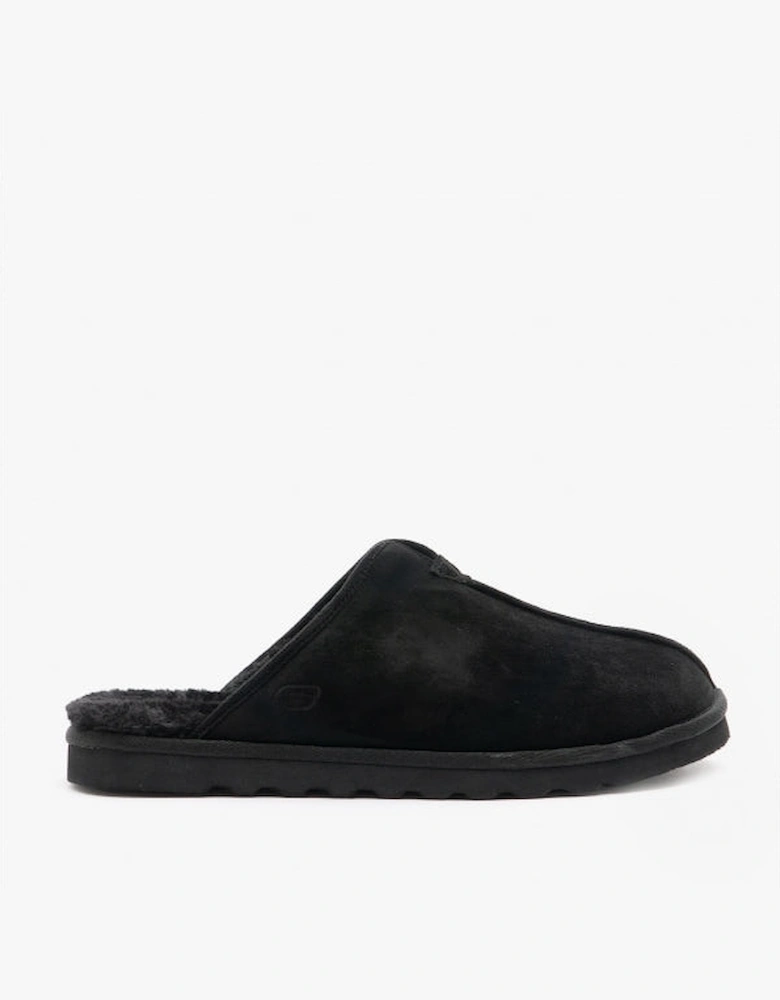 66094/BLK RENTEN PALCO Mens Mule Slippers Black