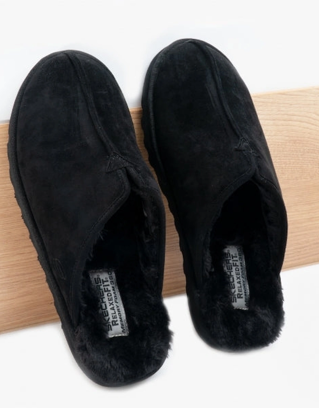 66094/BLK RENTEN PALCO Mens Mule Slippers Black