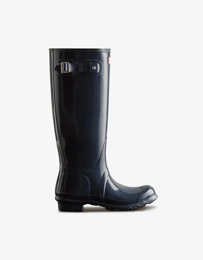 ORIGINAL TALL Womens Wellies Navy Gloss