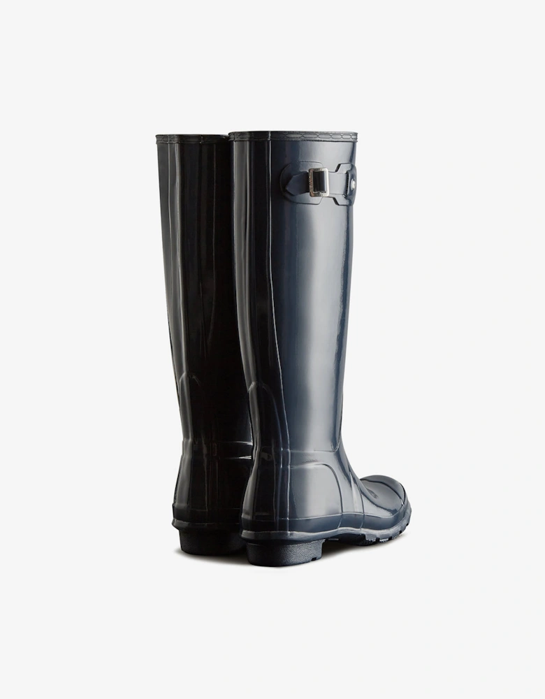 ORIGINAL TALL Womens Wellies Navy Gloss