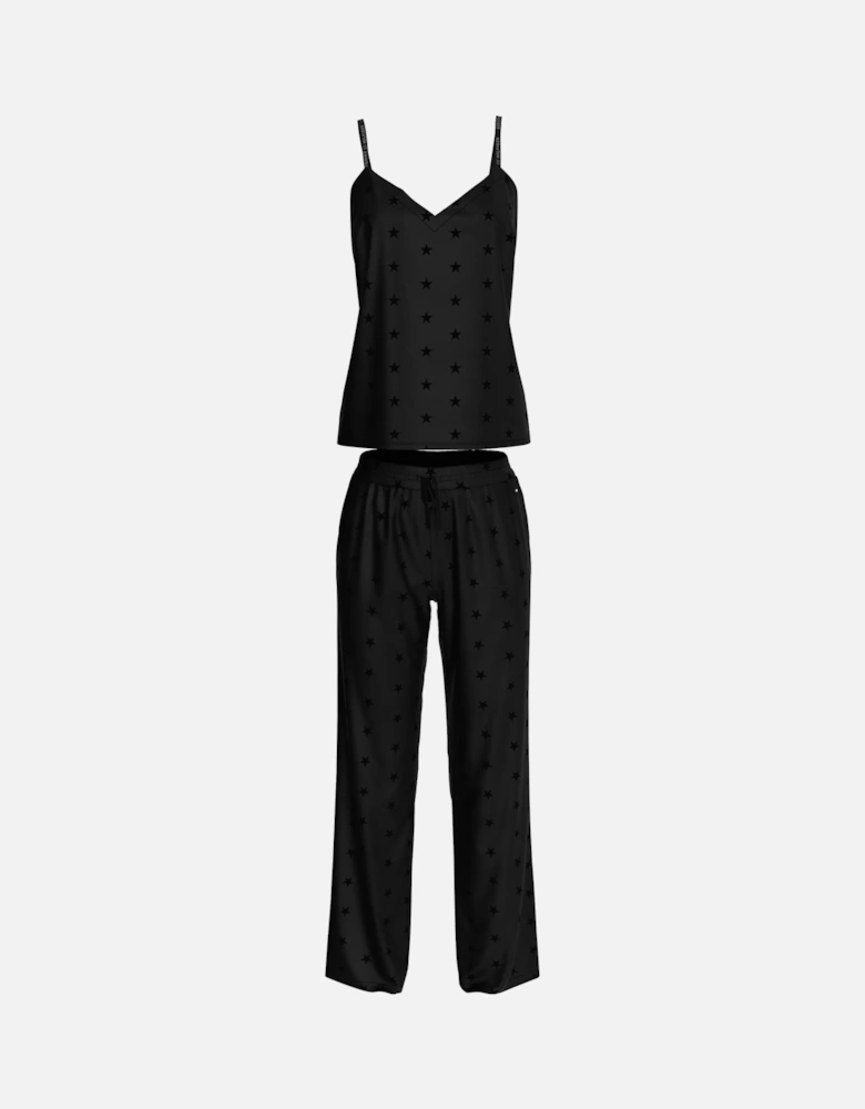 ESS HOLIDAY Womens Cami & Long Pants Black