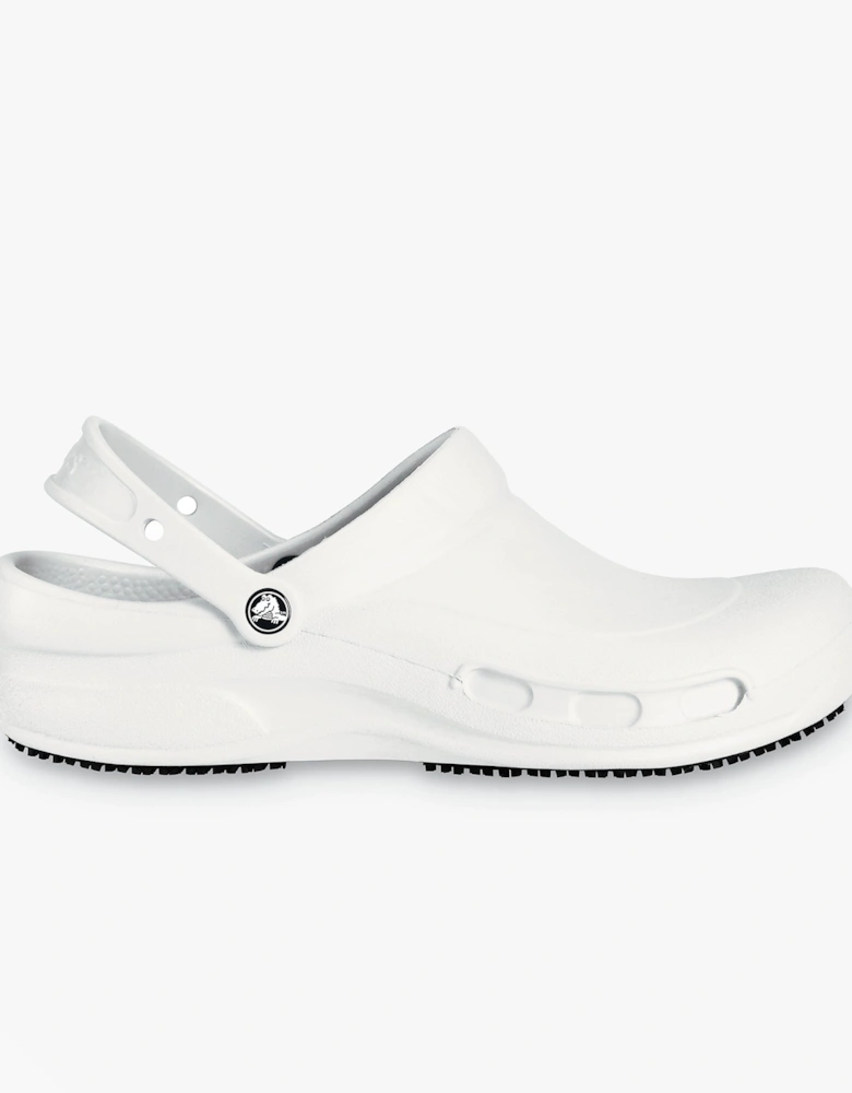 BISTRO Unisex Slip-Resistant Work Clogs White