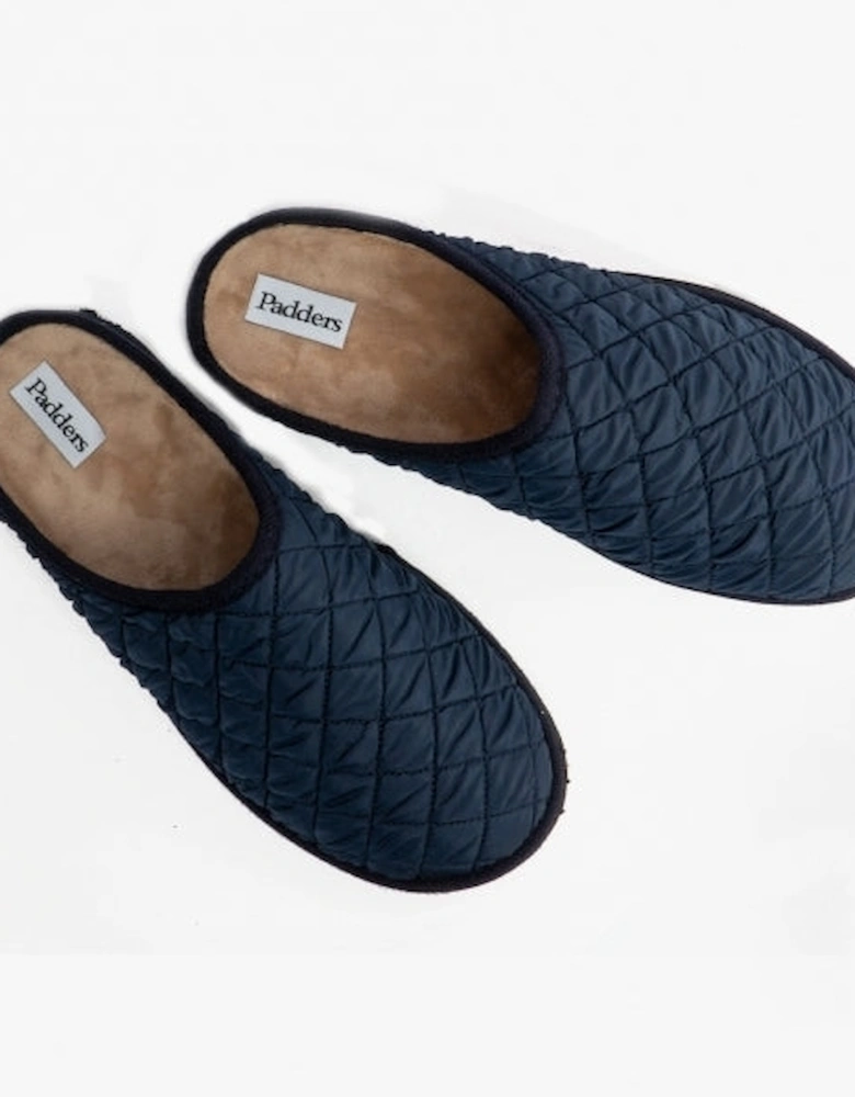 APOLLO Mens (G Fit) Mule Slippers Navy