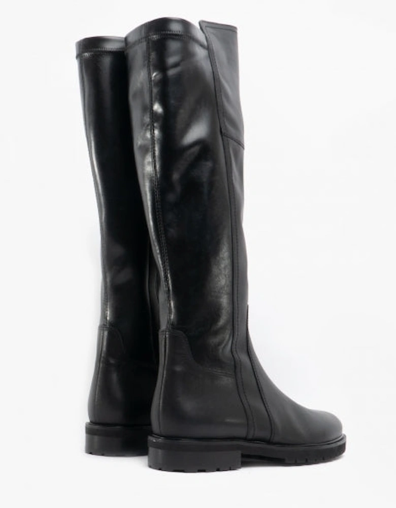 CABIN Womens Leather Tall Boots Black