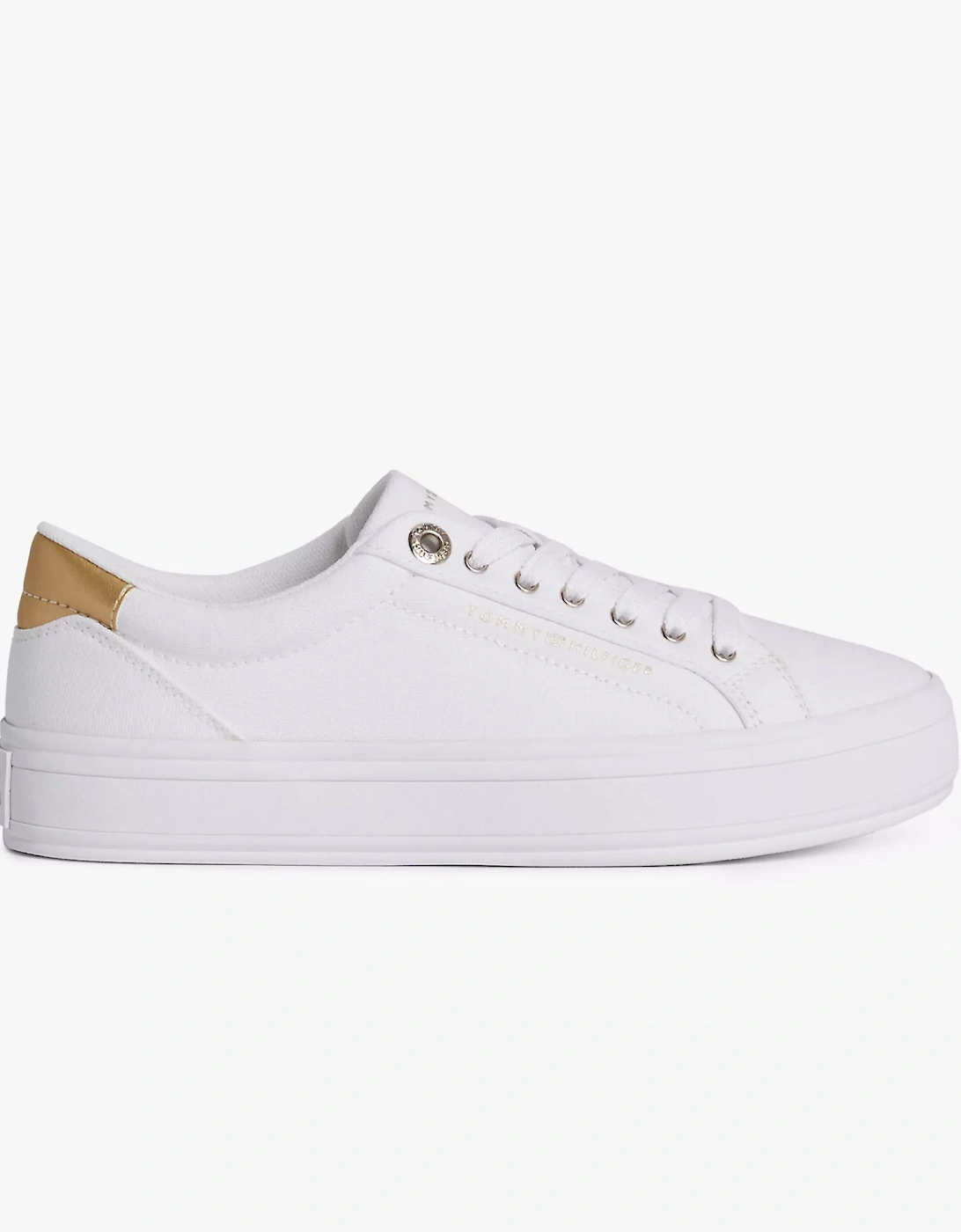 ESSENTIAL CANVAS Womens Sneakers White, 7 of 6