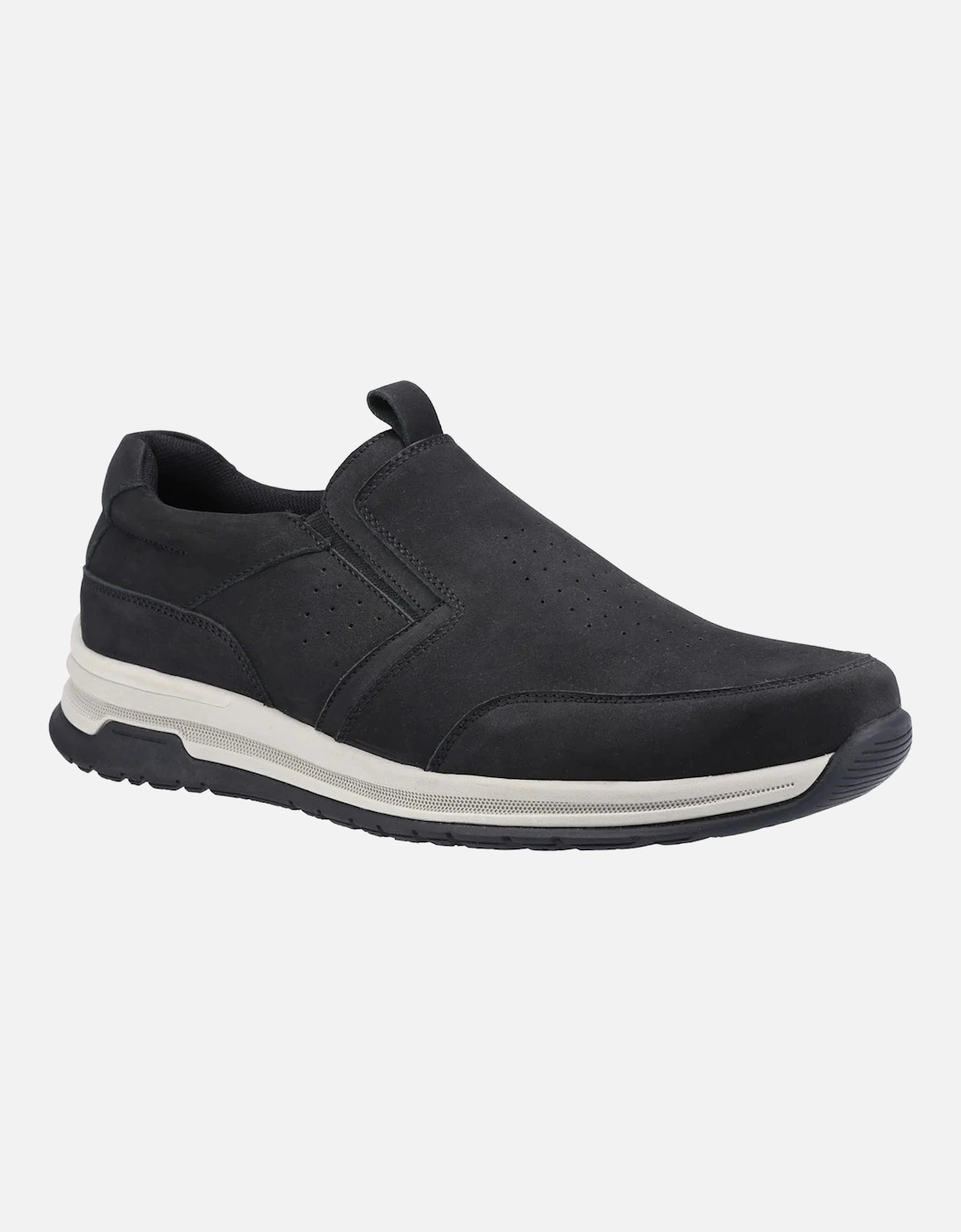 COLE Mens Trainers Black Nubuck, 5 of 4