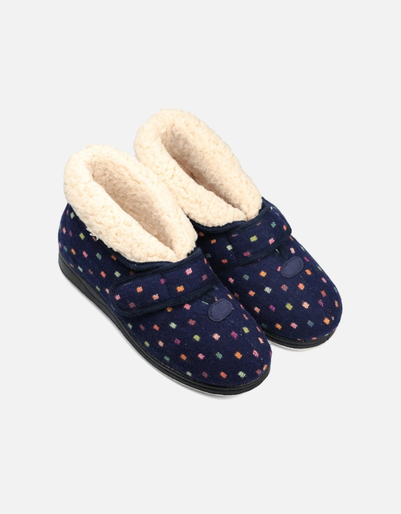 BESS Womens Slippers Navy