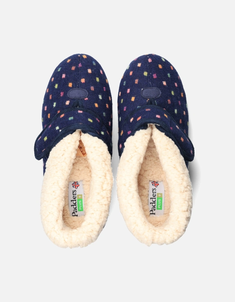 BESS Womens Slippers Navy