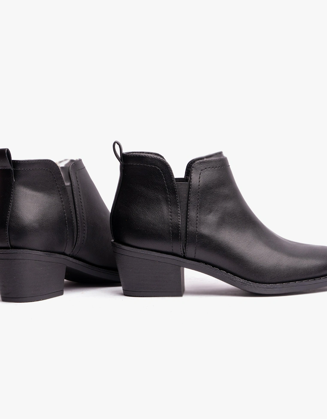 YORK Womens Boots Black/Black