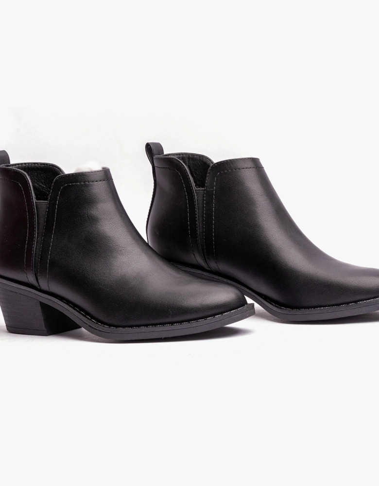 YORK Womens Boots Black/Black