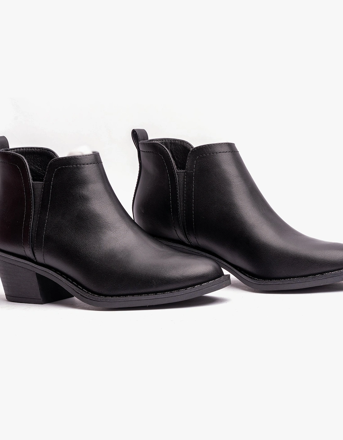 YORK Womens Boots Black/Black